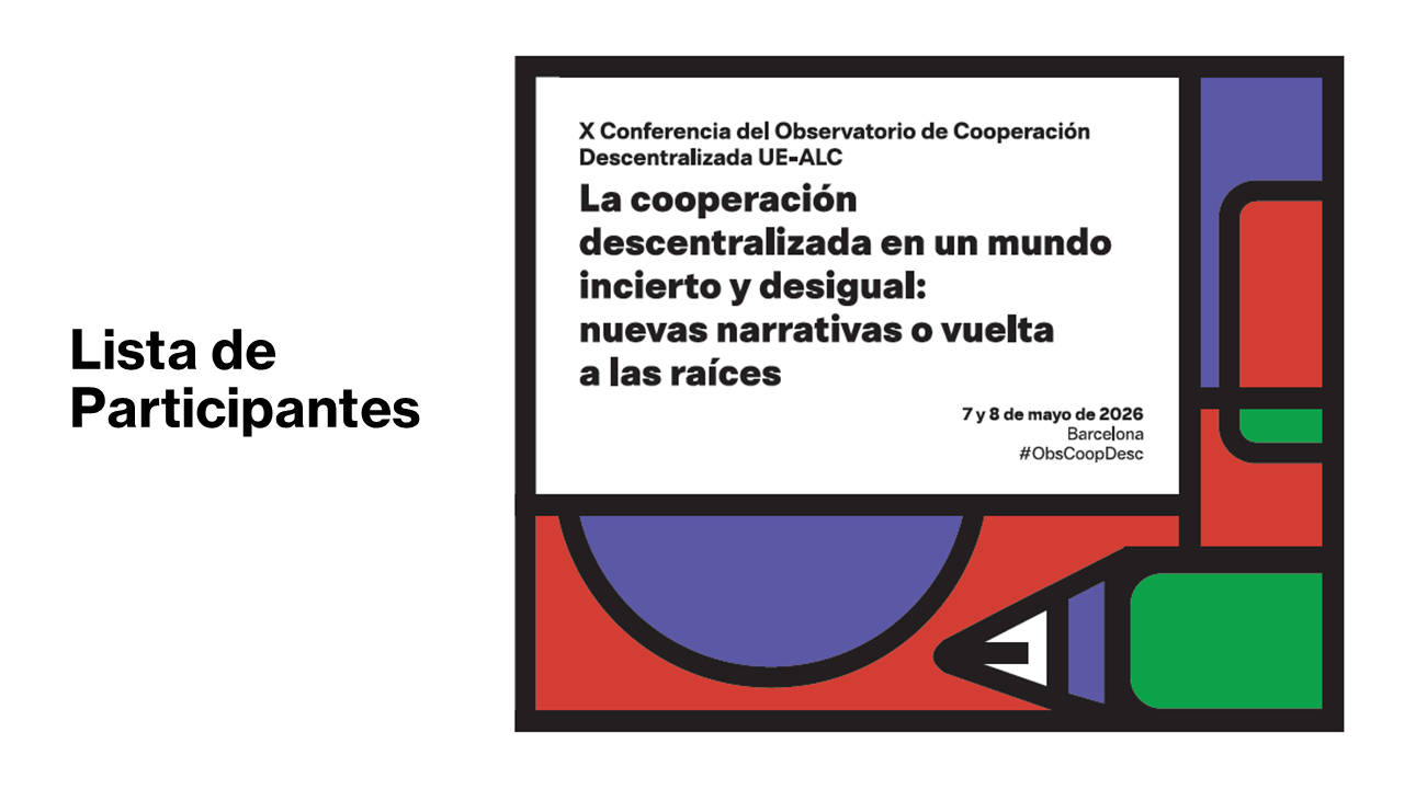 Lista de participantes