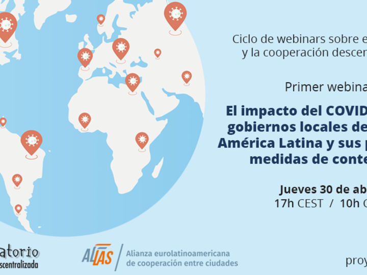 Webinar "El impacto del COVID-19 en los gobiernos locales de Europa y América Latina y sus principales medidas de contención"